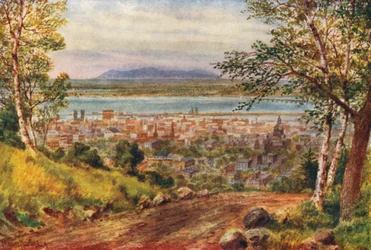 Montreal, the Real St Lawrence from the Mountain