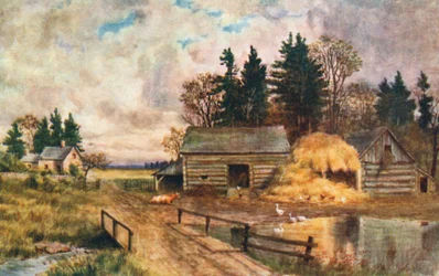 Old-fashioned Farm, New Brunswick