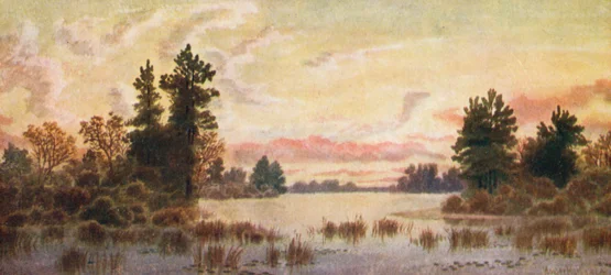 Sunset on Canoe Lake, Parry Sound