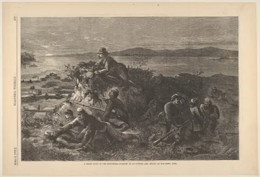 A Night Scout in the Southwest - Surprise of an Outpost, April 4, 1863
