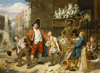 The Interrupted Fight, 1858