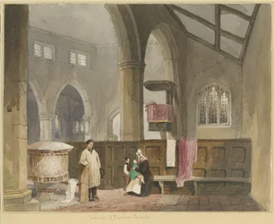Interior of Standon Church