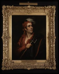 Portrait of the Native American Chief Tyroninhokarawen, known in the British Army as Captain (now Major) Norton