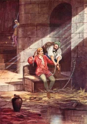 Escape of Gruffudd ap Cynan, King of Gwynedd, from Chester Castle