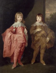 George Villiers, Duke of Buckingham and His Brother, Lord Francis Villiers, 1636, after Van Dyck
