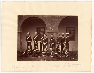 Officers of the Fifeshire Militia Artillery