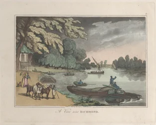 A View near Richmond, from Sketches from Nature, 1822
