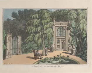 Temple at Strawberry Hill, from Sketches from Nature, 1822