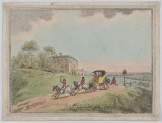 A Coach and Four from Rustic Sketches, 1787