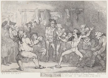 A Fencing Match, December 29, 1788
