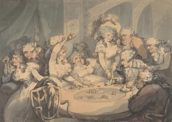 A Gaming Table at Devonshire House, 1791