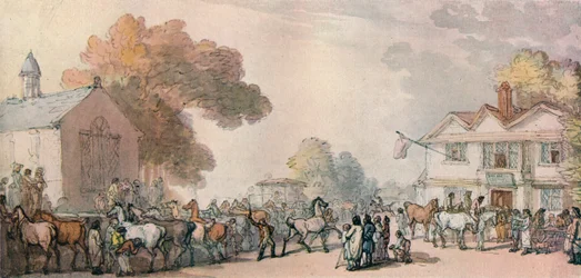 A Horse Fair at Southampton, c1820