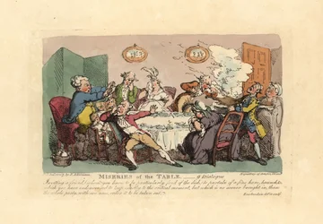 A dinner party ruined by the arrival of a stinking game dish