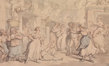 Angry Scene in a Street