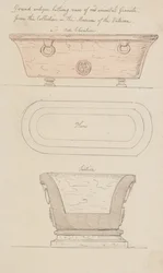 Bathing Vase of Red Granite, Vatican