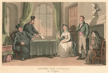 Before the Tribunal at Avignon