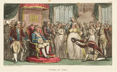 Captain Johnny Newcome Presenting the Trophies of War, King Joseph Bonaparte
