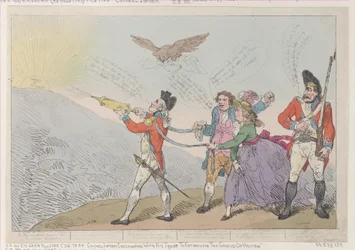 Col. Topham Endeavoring with his Squirt to Extinguish the Genius of Holman, October 5, 1785