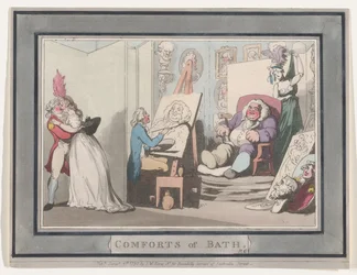 Comforts of Bath, Plate 6