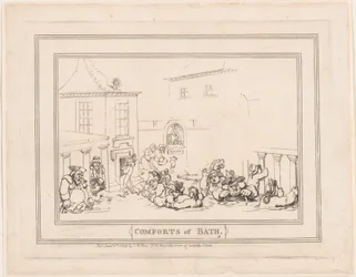 Comforts of Bath, Plate 7