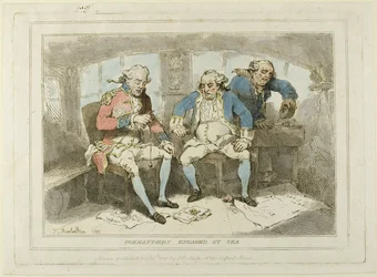 Commanders Engaged at Sea