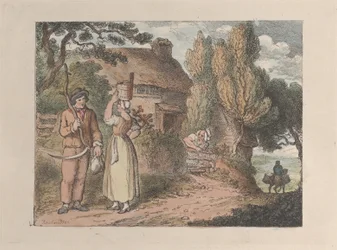 Cornwall, An Overlooker, from Views in Cornwall