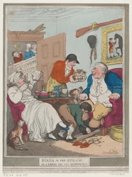Diana in the Straw, or A Treat for Quornites, January 1, 1804