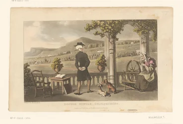 Doctor Syntax Stares at a Procession in the Landscape