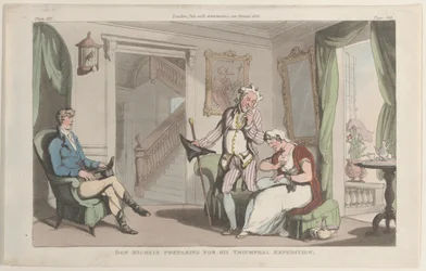 Don Michele Preparing for his Triumphal Expedition, from Naples and the Campagna, June 1, 1815