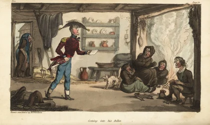 Ensign Johnny Newcome arriving at his Subalternter