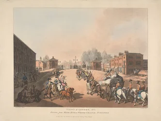 Entrance from Mile End or Whitechapel Turnpike (No.5)