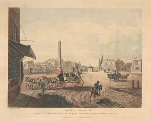 Entrance of St. Georges Road or the Obelisk Turnpike (No.2)