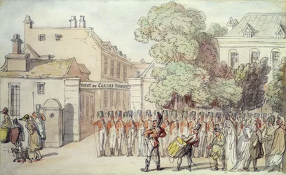 French Soldiers on Parade