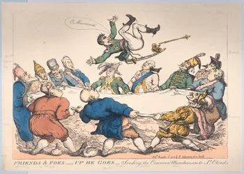 Friends and Foes-Up He Goes-Sending the Corsican Munchausen to St. Cloud