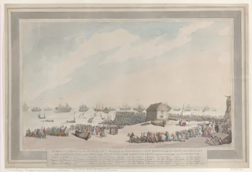 Glorious Defeat of the Dutch Navy, by Admirals Lord Duncan and...
