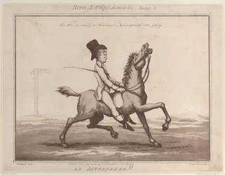 Horse Accomplishments, Sketch 1: An Astronomer !!, August 1, 1799