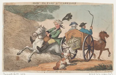 How to Pass a Carriage, June 11, 1808