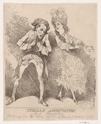 Italian Affectation, Real Characters, September 1, 1780
