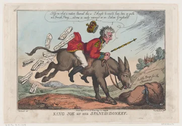 King Joe on His Spanish Donkey