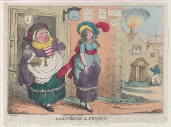 Launching a Frigate, [February 1, 1809], Reprint