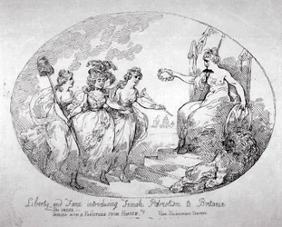 Liberty and Fame Introducing Female Patriotism to Britannia