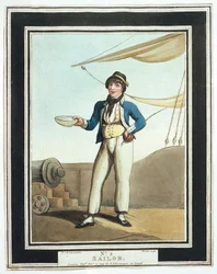 Mariner During the Time of Horatio Nelson, Assigned to Various Jobs According to Their Abilities