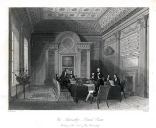 Meeting of the Lords of the Admiralty in the Board Room, Admiralty