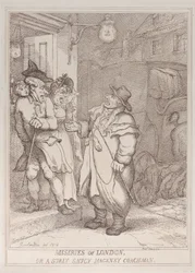 Miseries of London, or a Surly Saucy Hackney Coachman, June 4, 1814