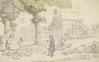 Mr. and Mrs. Jolly at their Country House