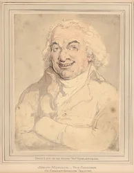 Portrait of Joseph Munden, Bust-Length, in a Buff Coloured Coat