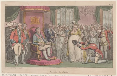 Presenting the Trophies, from The Military Adventures of Johnny Newcome, 1815