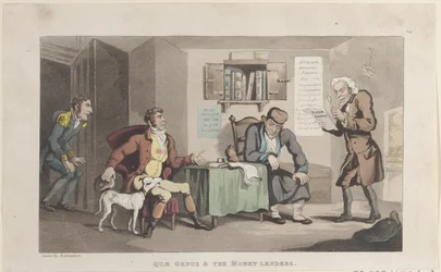 Quae Genus & The Money Lenders, from The History of Johnny Quae Genus, The L..., September 1, 1821