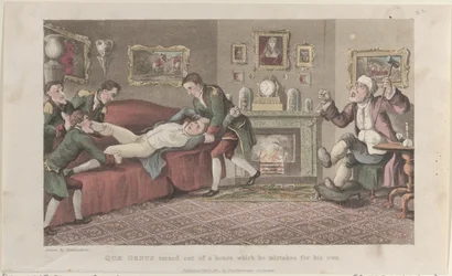 Quae Genus Turned out of a House Which He Mistakes for His Own, from The History