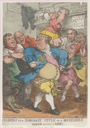 Recovery from a Dormant Title or a Breeches Maker Becomes, [July 14, 1805], reissued July 14, 1812